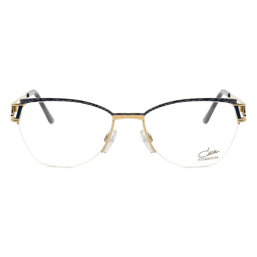 Cazal 1266 Eyeglasses 003 Night Blue Gold 53mm Unisex Cazal 1266 Eyeglasses 003 Night Blue Gold 53mm Unisex